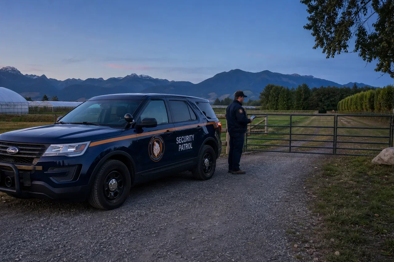 Zentra mobile patrol security presence at an after-hours commercial property